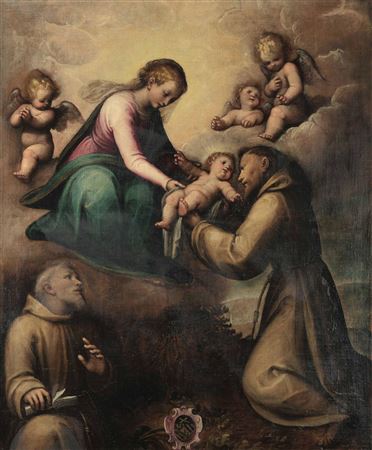 Madonna and Child with Franciscan saints by Guglielmo Caccia - Auction record, sale price, and art valuation. Compare with similar artists and explore comparable artworks.