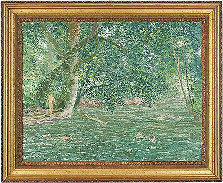 Sample artwork by Vance Miller (1912 - 2002), known for impressionist landscape painting - View similar artists and auction records