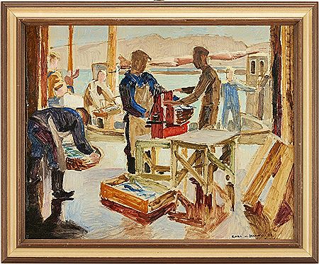 "No. 12 Fish Weighting Norway," 1948