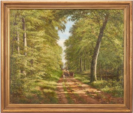 Shepherd in a Forest