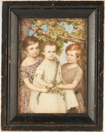 Portrait of three children