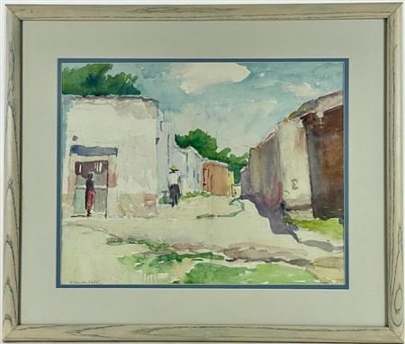 Sample artwork by Emma Mendenhall (1873 - 1964), known for impressionist landscape, floral still life and portrait painting - View similar artists and auction records