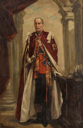 Portrait of the Brigadier-General Douglas Dawson (1854-1933) by Nestor Cambier - Auction record, sale price, and art valuation. Compare with similar artists and explore comparable artworks.
