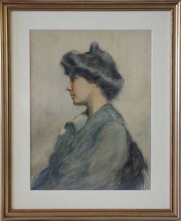 Portrait de femme de profil