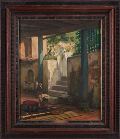 Le Jardin de La Vierge by Georges Berges - Auction record, sale price, and art valuation. Compare with similar artists and explore comparable artworks.