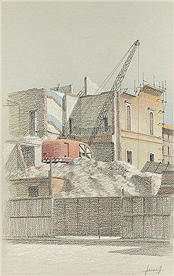 Works among the ruins, Rome