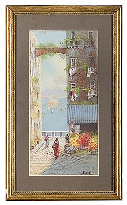 STREET TO POSILLIPO / SPANISH QUARTERS by Yves Gianni - Auction record, sale price, and art valuation. Compare with similar artists and explore comparable artworks.