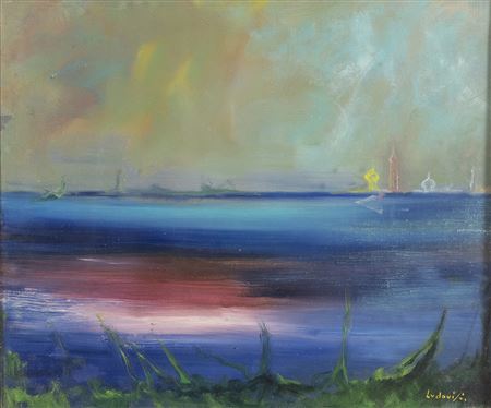 Landscape from the sea by Felice Ludovisi - Auction record, sale price, and art valuation. Compare with similar artists and explore comparable artworks.