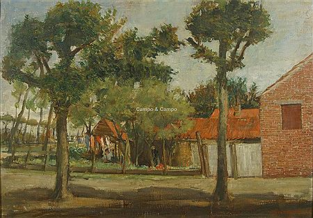 Farm in the summer