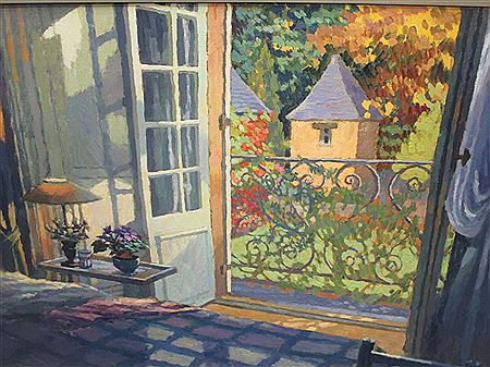 THE PIGEONNIER FROM THE WINDOW, SARLAT