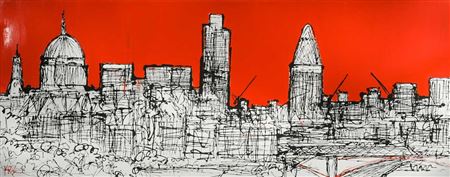 Sample artwork by Paul Kenton (Born 1965), known for painting - View similar artists and auction records