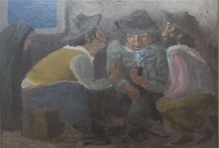 Matendo en el galpon by Luis Mazzey - Auction record, sale price, and art valuation. Compare with similar artists and explore comparable artworks.