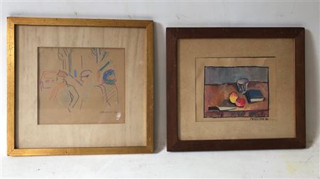 Pesonajes; Bodegon (2) by Antonio Pezzino - Auction record, sale price, and art valuation. Compare with similar artists and explore comparable artworks.