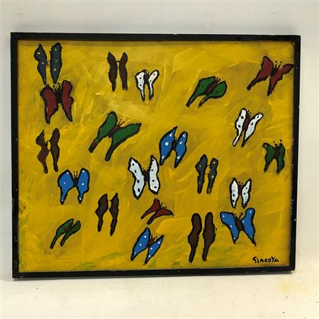 Butterflies by Mario Giacoya - Auction record, sale price, and art valuation. Compare with similar artists and explore comparable artworks.