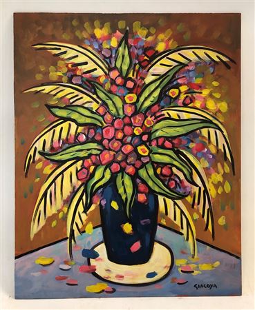 Sample artwork by Mario Giacoya (Born 1951), known for painting - View similar artists and auction records