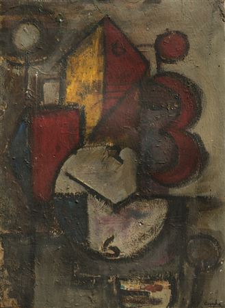 Composición con reloj