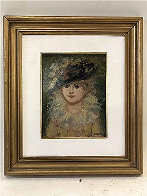 Girl by Maria Olga Piria - Auction record, sale price, and art valuation. Compare with similar artists and explore comparable artworks.