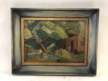 Cubist Landscape by Oscar Garcia Reino - Auction record, sale price, and art valuation. Compare with similar artists and explore comparable artworks.