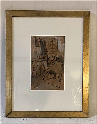 City scene by Manuel Lima - Auction record, sale price, and art valuation. Compare with similar artists and explore comparable artworks.