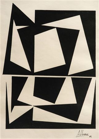 Geometric in black and white