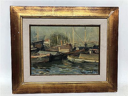 Sample artwork by Osvaldo Leite (Born 1943), known for painting - View similar artists and auction records