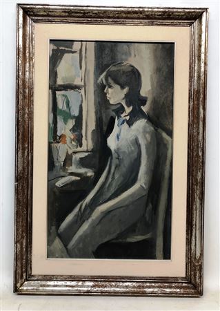 Sample artwork by Manuel Lima (1919 - 1990), known for painting - View similar artists and auction records