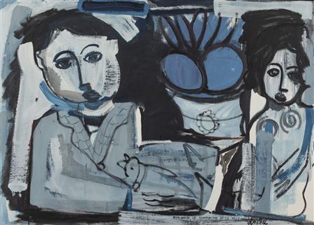 Daddy keeps his daughter's compotier, 1987 by Lionel Vinche - Auction record, sale price, and art valuation. Compare with similar artists and explore comparable artworks.