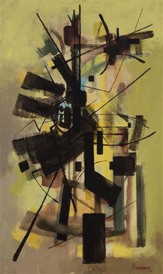 Sample artwork by Jacques Zimmermann (Born 1929), known for painting - View similar artists and auction records