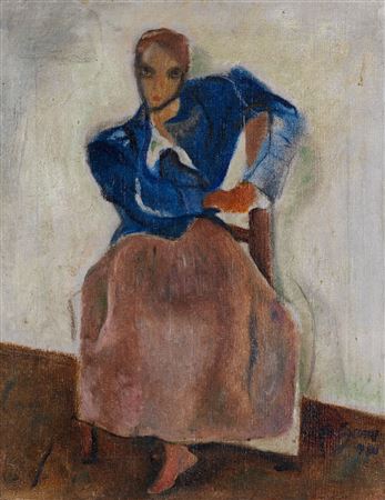 Sample artwork by Arpad Szenes (1897 - 1985), known for abstract painting - View similar artists and auction records