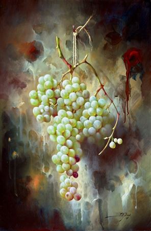 Uvas Verdes III by Jose Reyes Ruiz - Auction record, sale price, and art valuation. Compare with similar artists and explore comparable artworks.