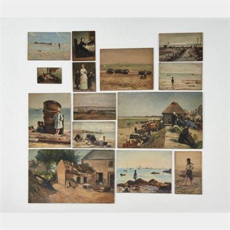 Ensemble de 14 études by Eugene Feyen - Auction record, sale price, and art valuation. Compare with similar artists and explore comparable artworks.