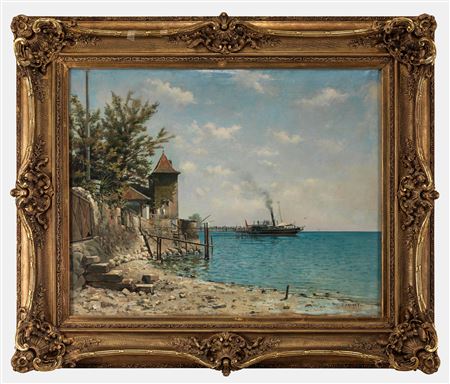 Sample artwork by Jules Gachet (1859 - 1914), known for painting - View similar artists and auction records