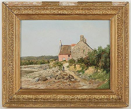 Maison du cul de loup à St Vaast by Edouard-Michel-Ferdinand Hamman - Auction record, sale price, and art valuation. Compare with similar artists and explore comparable artworks.