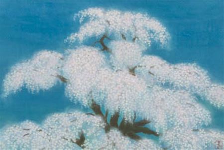 Cherry blossoms of Miharu by Shinobu Shimotori - Auction record, sale price, and art valuation. Compare with similar artists and explore comparable artworks.