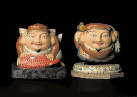 Ebisu; Daikokuten (a set of 2)