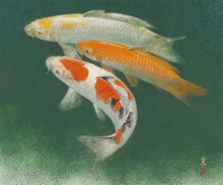 Carps by Kanjo Yamashita - Auction record, sale price, and art valuation. Compare with similar artists and explore comparable artworks.