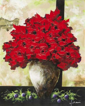 Red roses by Hiromi Tachikawa - Auction record, sale price, and art valuation. Compare with similar artists and explore comparable artworks.