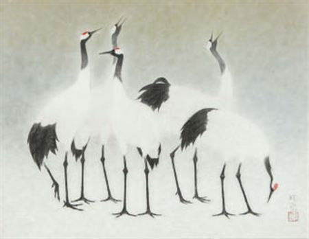 Sample artwork by Shusen Imai, known for scroll painting - View similar artists and auction records