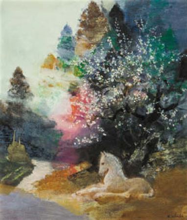 Spring Color by Kaoru Uehashi - Auction record, sale price, and art valuation. Compare with similar artists and explore comparable artworks.