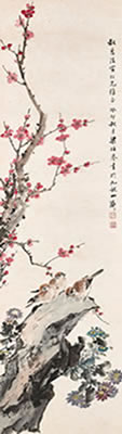 Plum Blossom and Sparrows