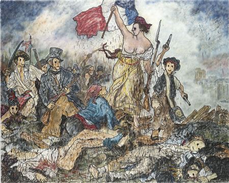 Liberty Leading the People II (Inspired by Eugene Delacroix)