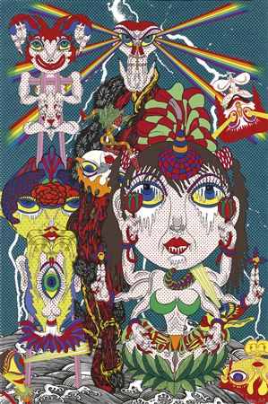 Tearful Kannon by Keiichi Tanaami - Auction record, sale price, and art valuation. Compare with similar artists and explore comparable artworks.