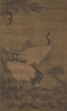 Cranes on Pine