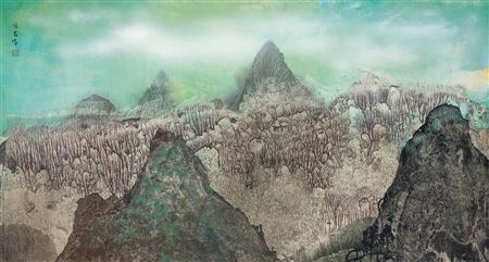 Green Mountains by Wesley Tongson - Auction record, sale price, and art valuation. Compare with similar artists and explore comparable artworks.