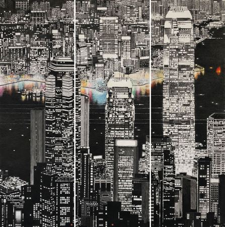 Sample artwork by Hau Kwei Wong (Born 1946), known for landscape painting - View similar artists and auction records