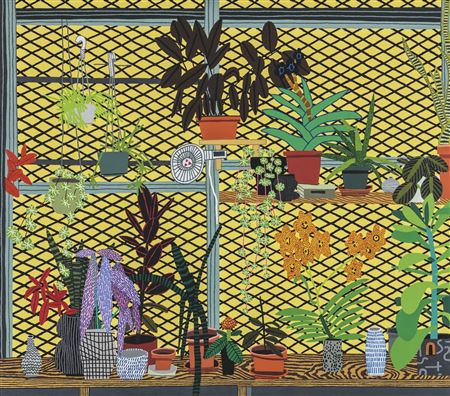 Yellow Still Life with Grating