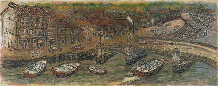 Sample artwork by Tze Peng Lim (Born 1923), known for painting - View similar artists and auction records