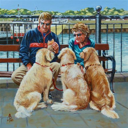"Pooches and pasties, Padstow"