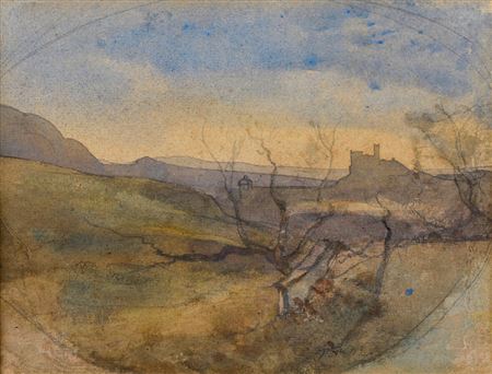 Near the Amby Valley, Crémieu in the distance.