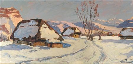 Late winter afternoon at La Féclaz.